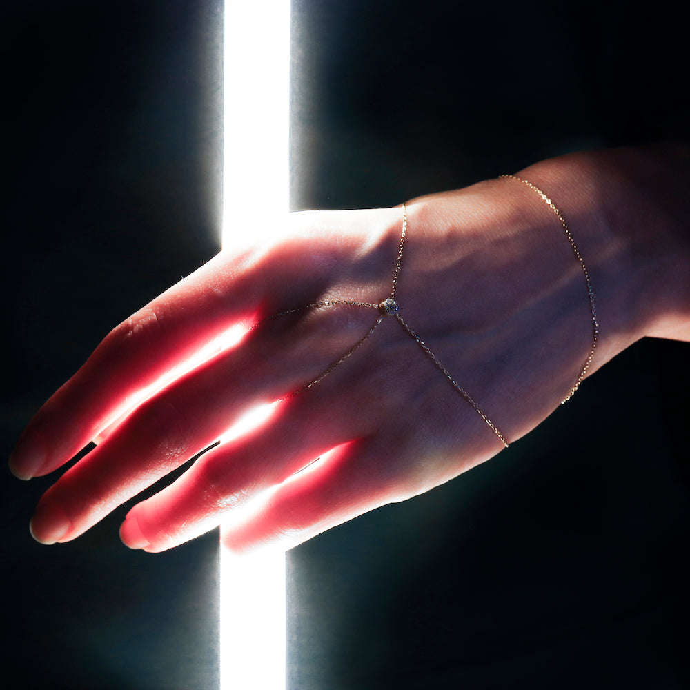 FLOWER HAND CHAIN | 18 KARAT GOLD